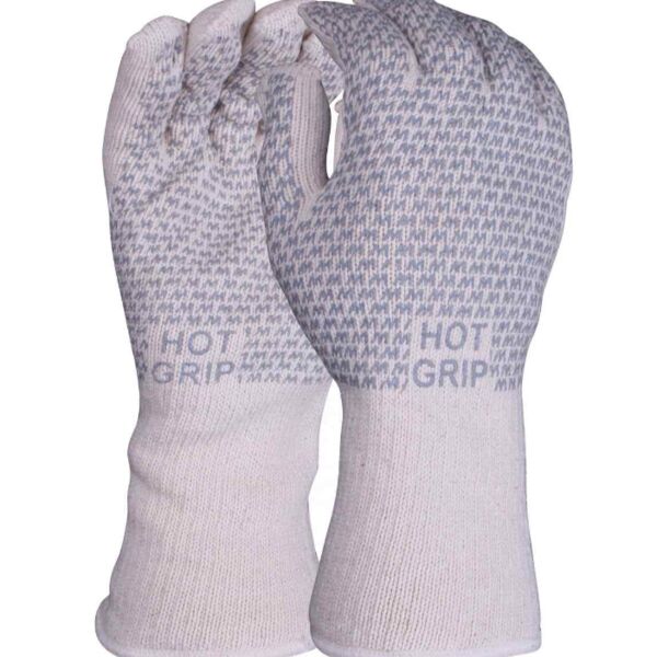 HOTGRIP HEAT RESISTANT COTTON WITH GRIP PATTERN (PACK OF 10) Thumbnail